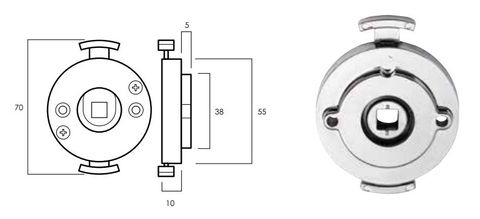 SYMPHONY RND ROSE PRIV ADAPTOR SC