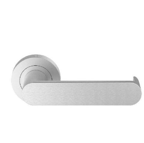 DESIGNER DOORWARE LUNA LEVER SET ON R10 ROSE INC. LATCH BOLT