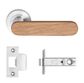 DD MONTE TIMBER CLUB LVR SET ON R10 ROSE INC LATCH BOLT