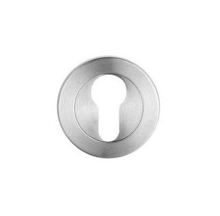 DESIGNER DOORWARE EURO CYLINDER ESCUTCHEON R10 ROSE