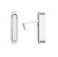 Designer Doorware 2801-SN Zinc Diecast Edge Pull SN