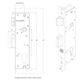 LOCKWOOD INDURO LW7140L 2PT 40 BACKSET LONG THROW TP SS