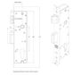 LOCKWOOD INDURO LW7150L 2PT 50 BACKSET LONG THROW TP SS