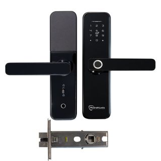 MCGRATH NX5 DIGITAL LOCK BLACK W/ 60MM BACKSET TUBULAR LATCH