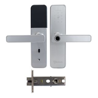 MCGRATH NX5 DIGITAL LOCK NICKEL SILVER W/60MM BSET TUB LATCH