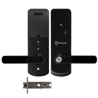 MCGRATH NX1 DIGITAL LOCK BLACK W/ 60MM BACKSET TUBULAR LATCH