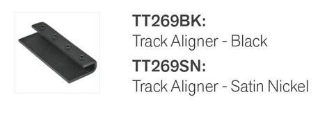 COWDROY TT269 TRACK ALIGNER FOR BARN DOOR SLIDING SYSTEM