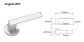 LEGGE 6000 SERIES ANGELO PASSAGE LEVER SET INC LATCH - S