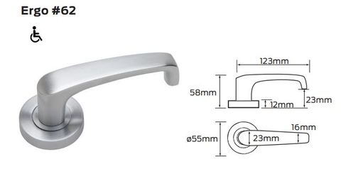 LEGGE 6000 ERGO 62 PRIVACY SET WITH LATCH