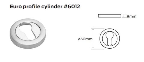 LEGGE 6000 SERIES L6012 EURO CYLINDER ESCUTCHEON