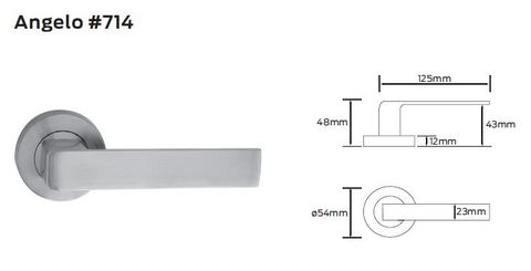 SCHLAGE 7000 ANGELO OPERATING HALF LEVER