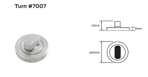 SCHLAGE 7000 SERIES TURN SNIB