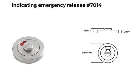 SCHLAGE 7000 SERIES INDICATING EMERGENCY RELEASE