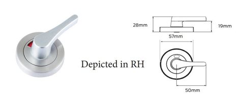 SCHLAGE 7000 SERIES RH INDICATING ACCESSIBLE TURN SNIB