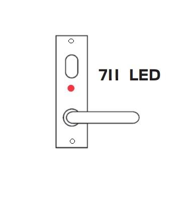 LEGGE L711 INT PLATE W/-CYL HOLE & LED # 62 ERGO LEVER S