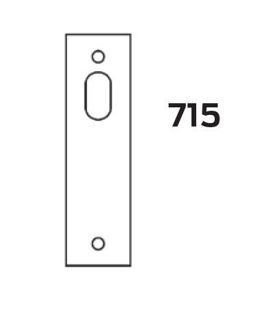 LEGGE INTERNAL PLATE PLAIN W/CYLINDER HOLE S
