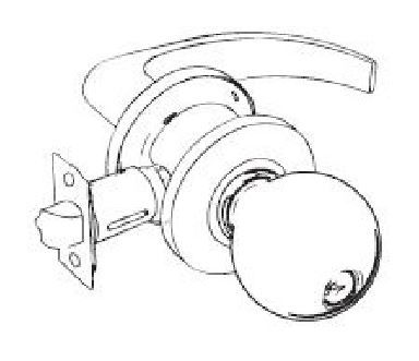 SCHLAGE G80PD ORB/NEP SCP KNOB-LEVER STOREROOM LOCK