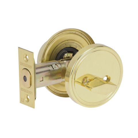Lockwood 7106PB Symmetry Single Cylinder Deadbolt PB