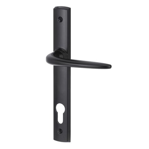 PALLADIUM D/CYL LOCK SUMMIT LEVER FURN SET BLK