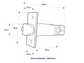 BORG DIGITAL LOCK M/GRADE PRO BLK 5001 LEVER/LEVER ECP