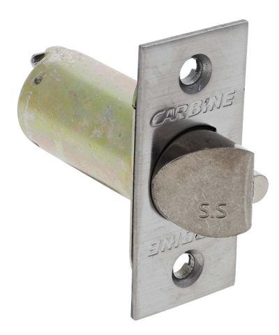 CARBINE CYLINDRICAL 70MM DEADLATCH STAINLESS STEEL