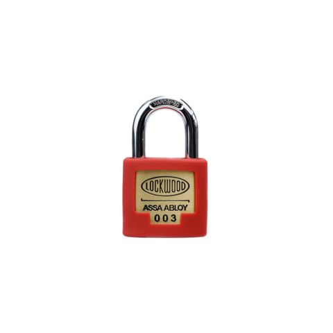 LW 325 SERIES PADLOCK 35MM W/ 23MM SHACKLE & RED SILICON JAC