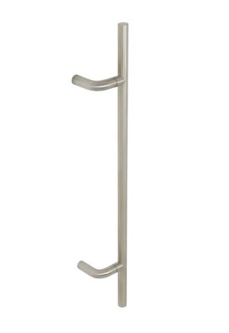 BARBEN BAH-198 16MM SINGLE TIMBER / ALUM D45 DISK FIXED ENTRY PULL HANDLE
