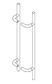 BARBEN BAH-198 BACK TO BACK SET PULL 600X16MM 400MM CTC SSS