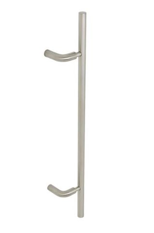 BARBEN BAH-199 16MM SINGLE TIMBER / ALUM D45 DISK FIXED ENTRY PULL HANDLE