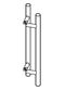 BARBEN BAH-181 BACK TO BACK SET PULL 600X32 400MM CTC SSS