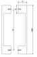 BARBEN BTB PULL HANDLE SET 600mmL- 25X10 Ø CTC 550MM GLS SSS