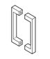 BARBEN BAH-165 BACK TO BACK SET PULL 625X25X12 600MM CTC SSS