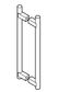 BARBEN BAH-116 BACK TO BACK PULL HANDLE 600X32 500MM CTC SSS
