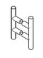 BARBEN BAH-111 BACK TO BACK PULL HANDLE 600X32 400MM CTC SSS