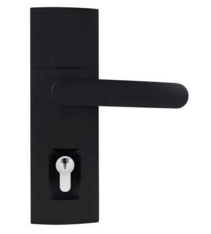 TRILOCK CONTEMPORARY CONTOUR DOUBLE CYL ENTRY SET MB VIS