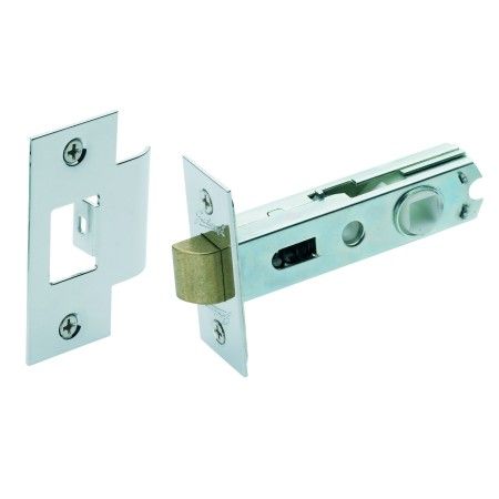 GAINSBOROUGH 60mm B/SET T 'STRIKE PLAIN TUBULAR LATCH BC