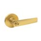 GAINSBOROUGH NEUE AURORA KEYED ENTRANCE LEVER SET RND SB VP