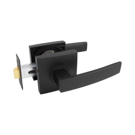 GAINSBOROUGH NEUE ANGULAR PASSAGE LEVER SET SQU MB