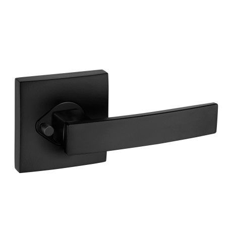 GAINSBOROUGH NEUE ANGULAR PRIVACY LEVER SET SQU W/ LATCH MB