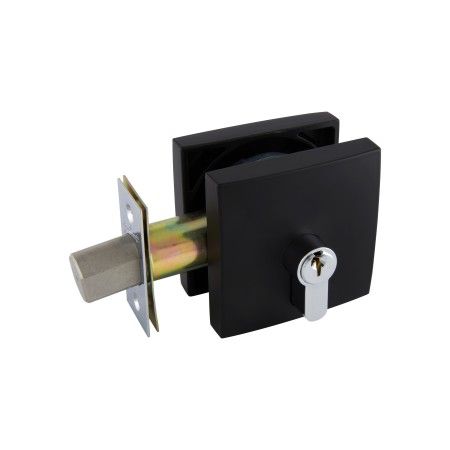 GAINSBOROUGH NEUE SMOOTH DOUBLE CYLINDER SQU DEADBOLT MB