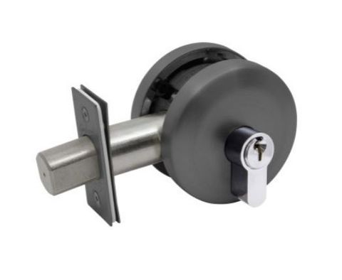 GAINSBOROUGH NEUE SMOOTH SINGLE CYLINDER RND DEADBOLT SG