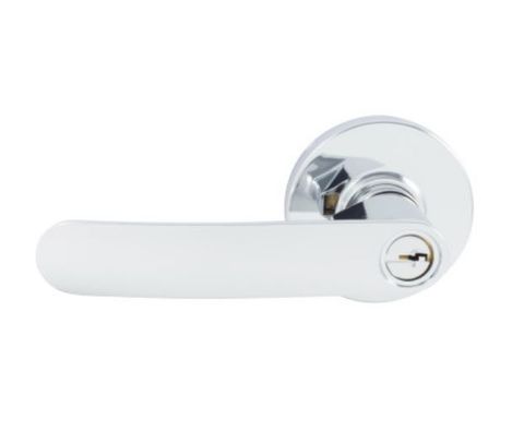 GAINSBOROUGH NEUE CONTOUR KEYED ENTRANCE LEVER SET RND BC
