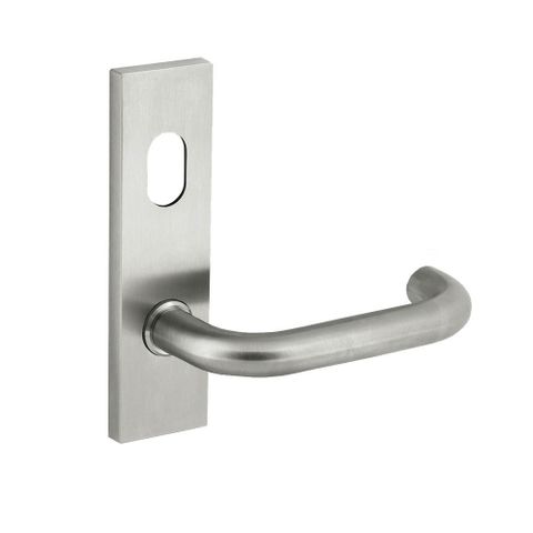 DORMAKABA 6600 EXT SQUARE PLATE W/CYL + FIXED 70 LEVER SSS