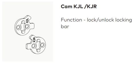 DORMAKABA CAM LOCK/UNLOCK LOCKING BAR