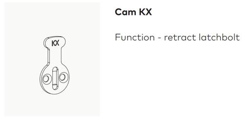 DORMAKABA CAM RETRACT LATCHBOLT