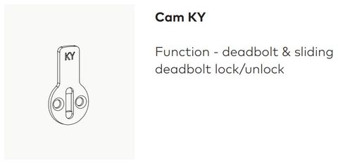 DORMAKABA CAM RETRACT AND PROJECT DEADBOLT