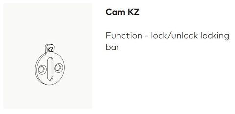 DORMAKABA CAM LOCK/UNLOCK LOCKING BAR