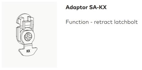 DORMAKABA ADAPTOR RETRACT LATCHBOLT MS2602/MS2604/MS2900