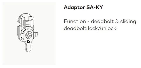 DORMAKABA ADAPTOR RETRACT & PROJECT DEADBOLT MS2601/MS2603