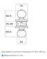 Brava EA3000SS60 Metro Entrance Knob 3000 60mm SS